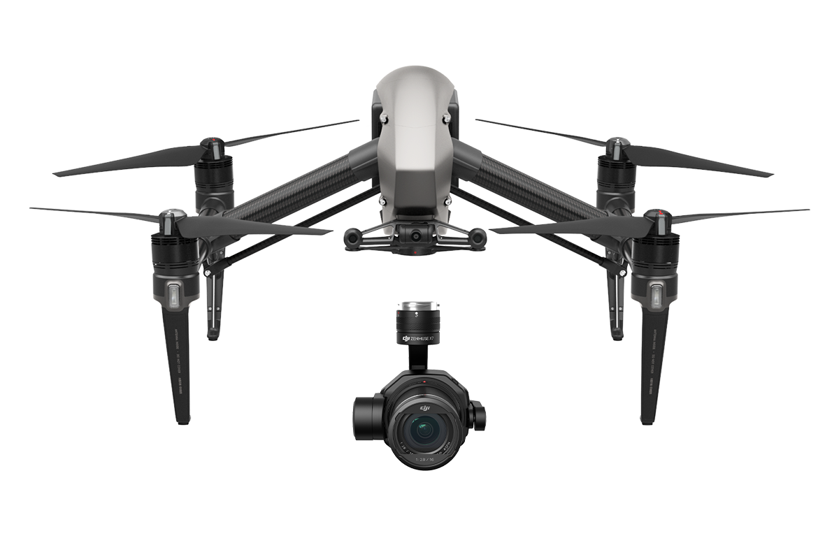 DJI Inspire 2 Advanced Combo with Zenmuse X7, Apple ProRes, CinemaDNG Licenses