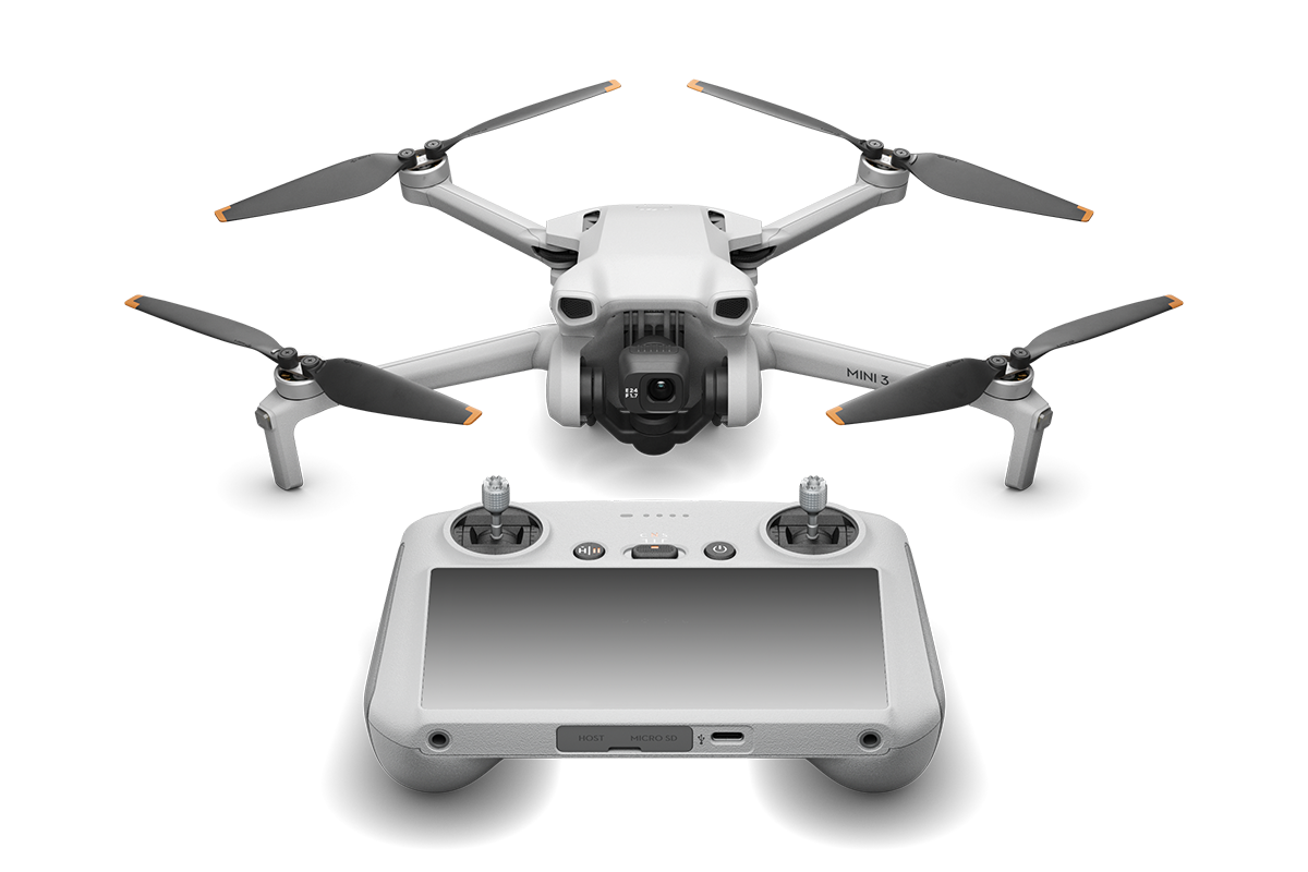 DJI Mini 3 (DJI RC) Camera Drone 4k HDR 38-min Flight Time Vertical Shooting