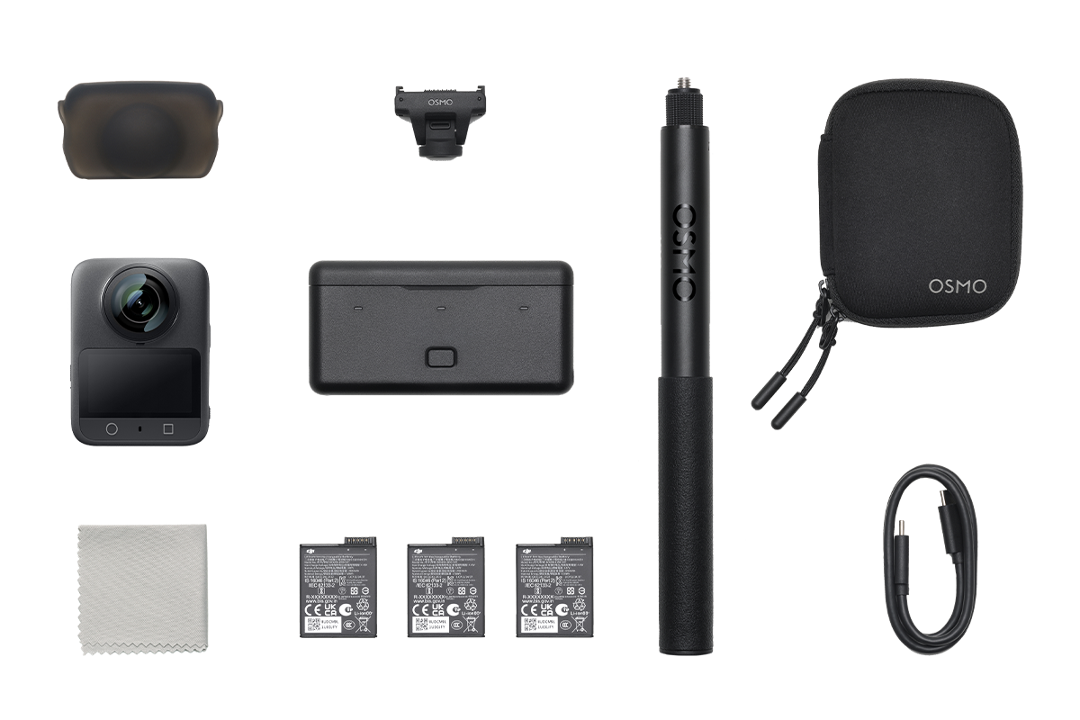DJI Osmo 360 Action Camera Adventure Combo (Open Box) - $629.99