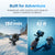 XTRA Edge Action Camera The Ultimate 4K Action Camera for Low-Light & Extreme Sports