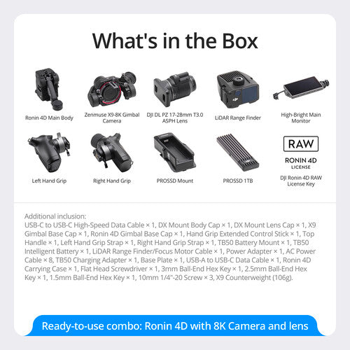 DJI Ronin 4D 4-Axis Cinema Camera 8K Combo with DL PZ 17-28mm T3.0 Lens – Image 7 | DroneNerds