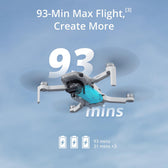 DJI Mini 4K Fly More Combo Drone Under 249g 31-Min Max Flight Time
