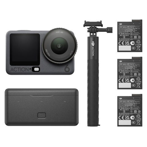 Osmo Action 6 Adventure Combo Action Camera 8K for Extended Outdoor Filming