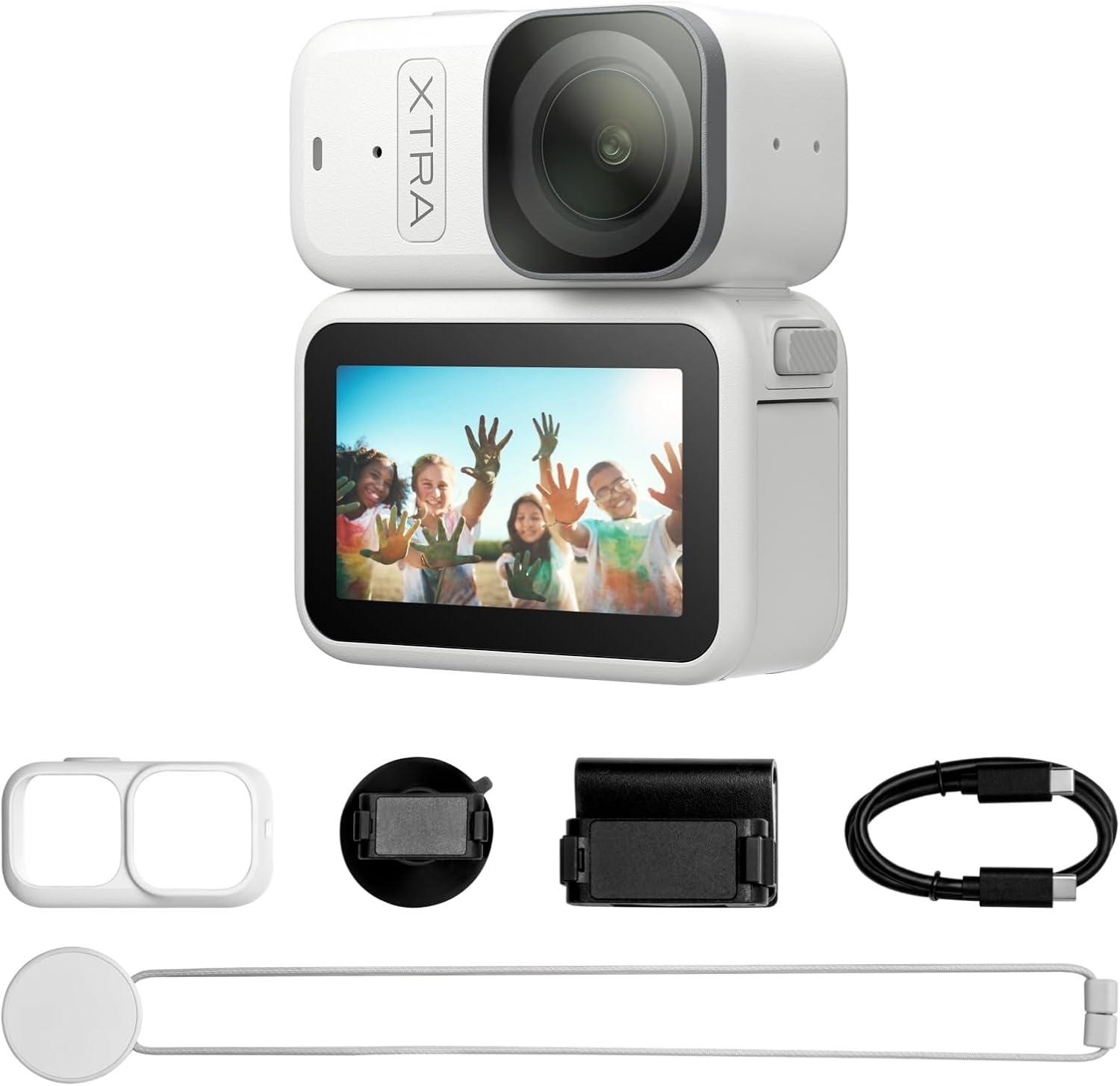 XTRA Atto Wearable 4K Action Camera (128GB) 4K/60fps Video