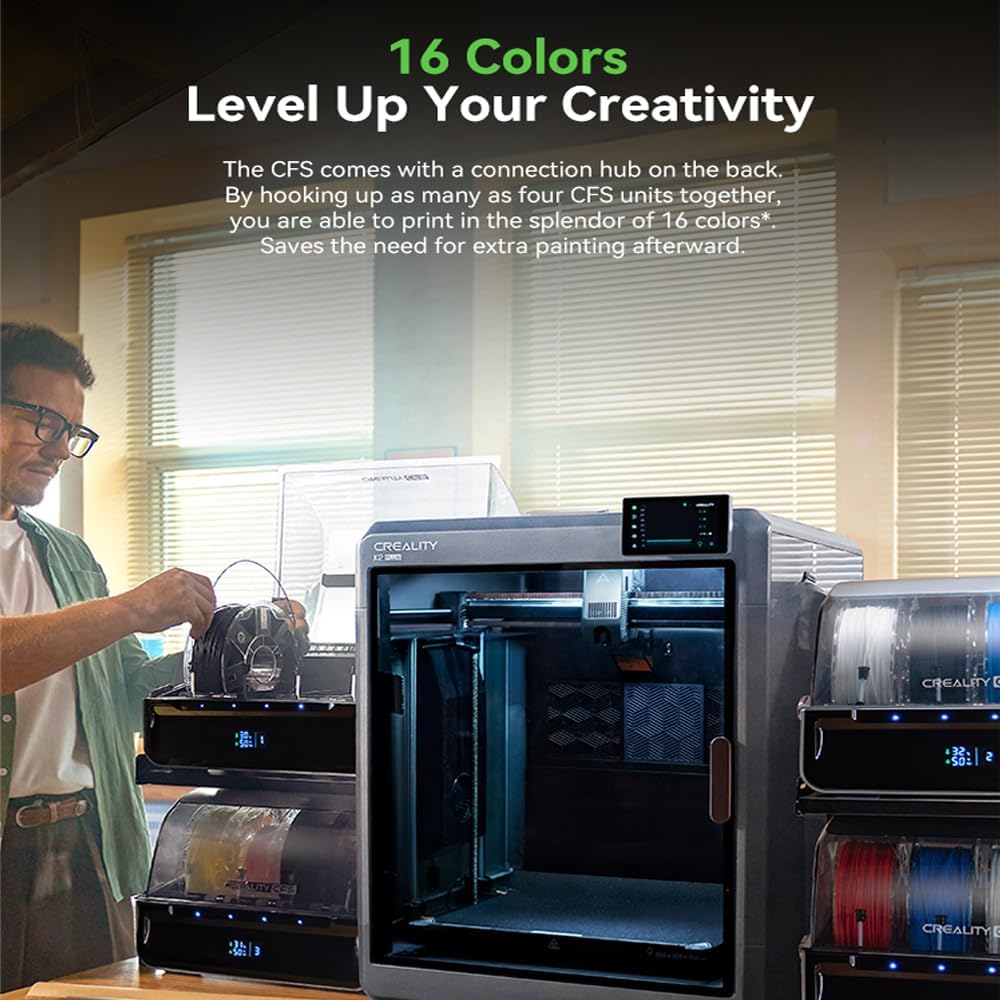 Creality Official CFS, Multi Color 3D Printer Automatically Filament System, Anti-Moisture Filament – Image 2 | DroneNerds