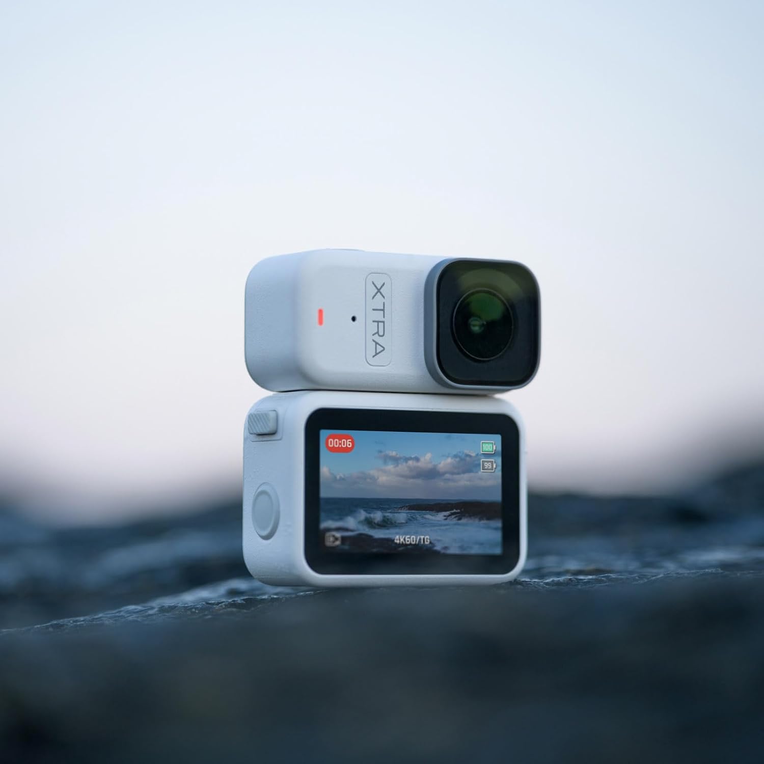XTRA Atto Wearable 4K Action Camera (128GB) 4K/60fps Video
