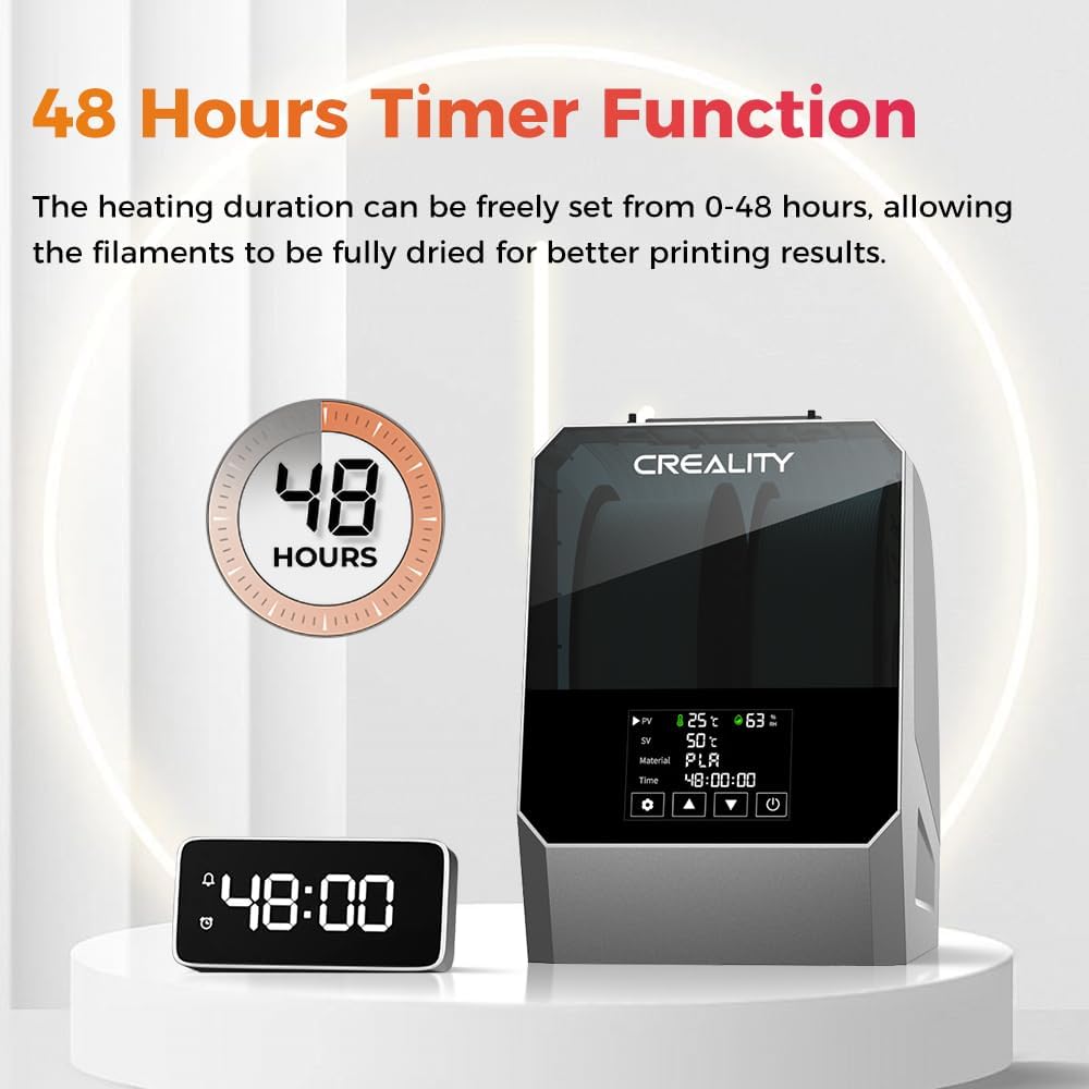 Creality Space PI Filament Dryer Plus, Dual-Spool 3D Printing Filament Dryer Box – Image 5 | DroneNerds