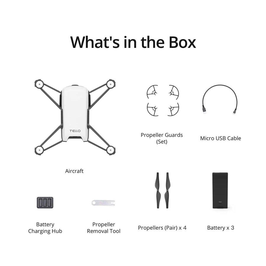 DJI Tello Boost Combo Mini Drone with 3 Batteries (Open Box) – Image 5 | DroneNerds