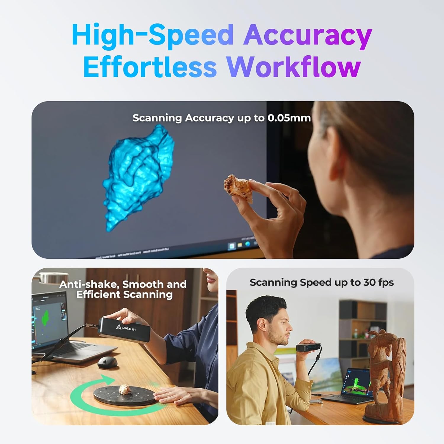 Creality CR-Scan Otter Lite 3D Scanner for 3D Printing – Image 6 | DroneNerds