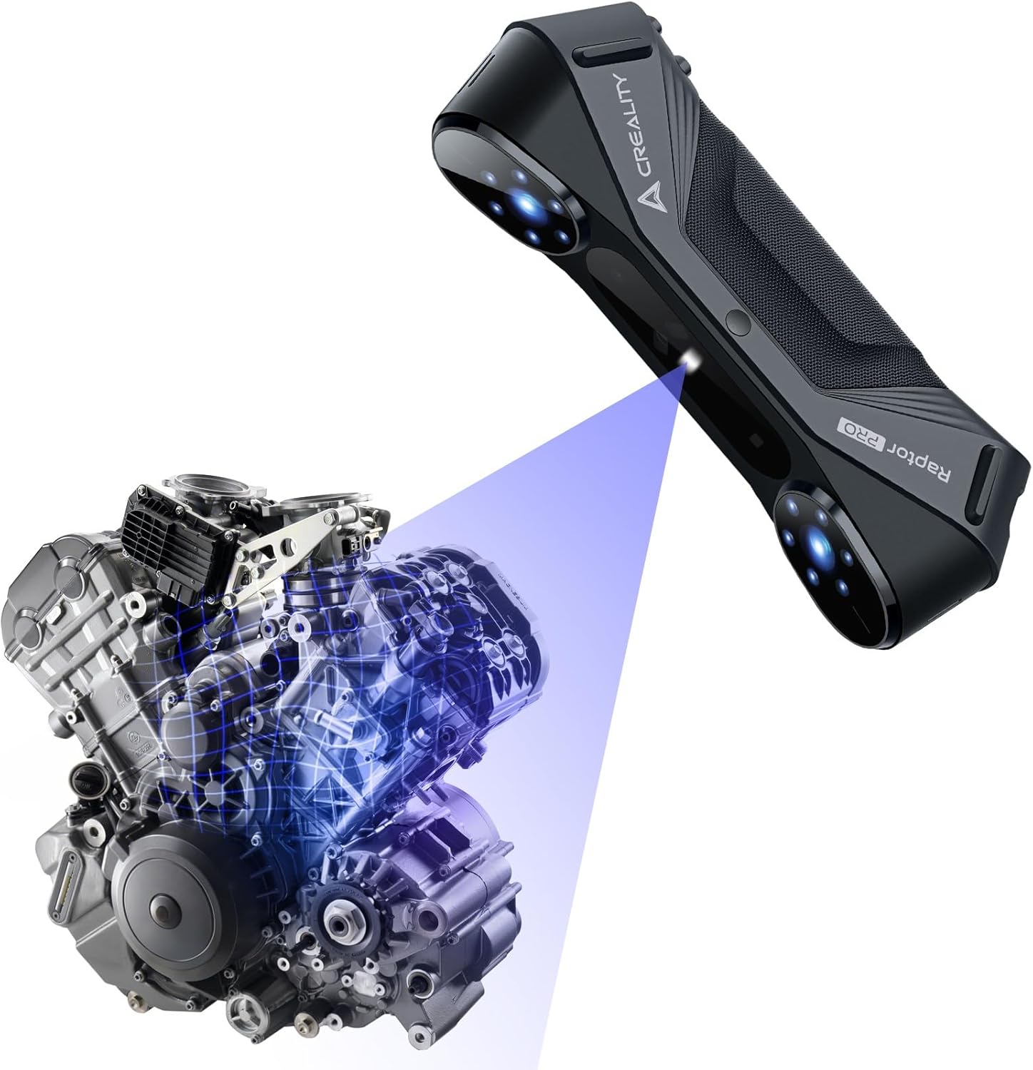 Creality RaptorX - Scanner 3D Hybride Laser Bleu & NIR Creality RaptorX - Scanner 3D Hybride Laser Bleu & NIR