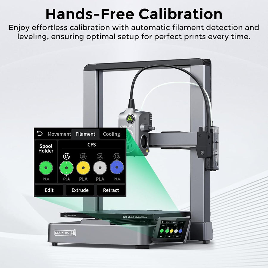 Creality HI 3D Printer, 500mm/s Hyper-Speed, Auto RFID Filament Detection, All-Metal Frame, – Image 5 | DroneNerds