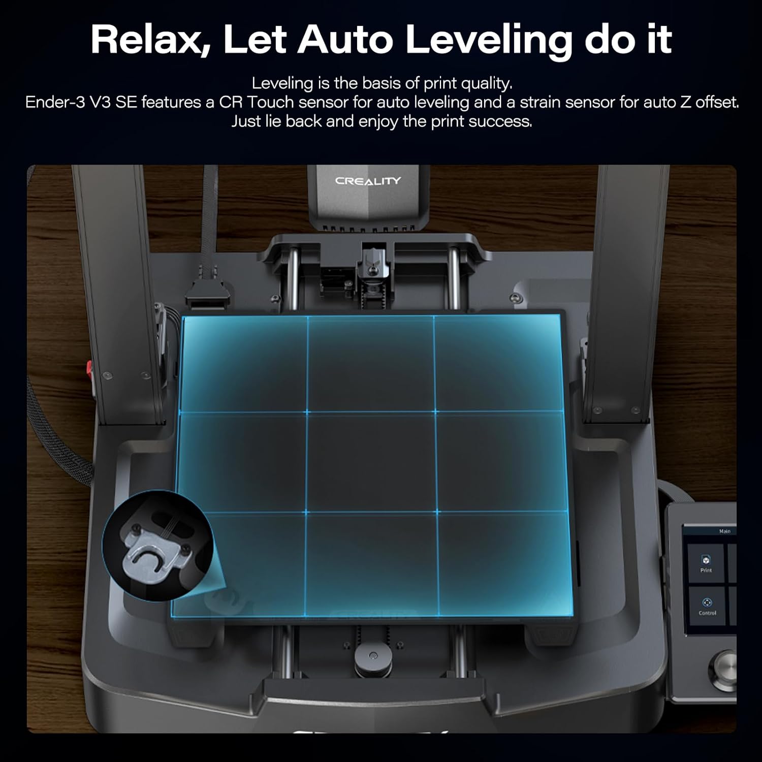 Creality Ender 3 V3 SE 3D Printer, 250mm/s Printing Speed – Image 4 | DroneNerds