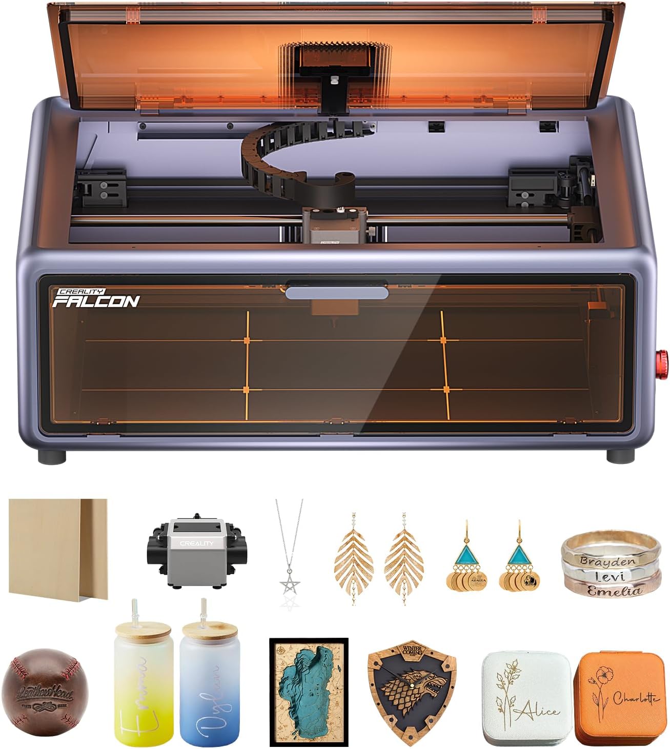 Creality Falcon A1 10W Laser Engraver, 80W Powerful Output, Fully Enclosed – Image 1 | DroneNerds