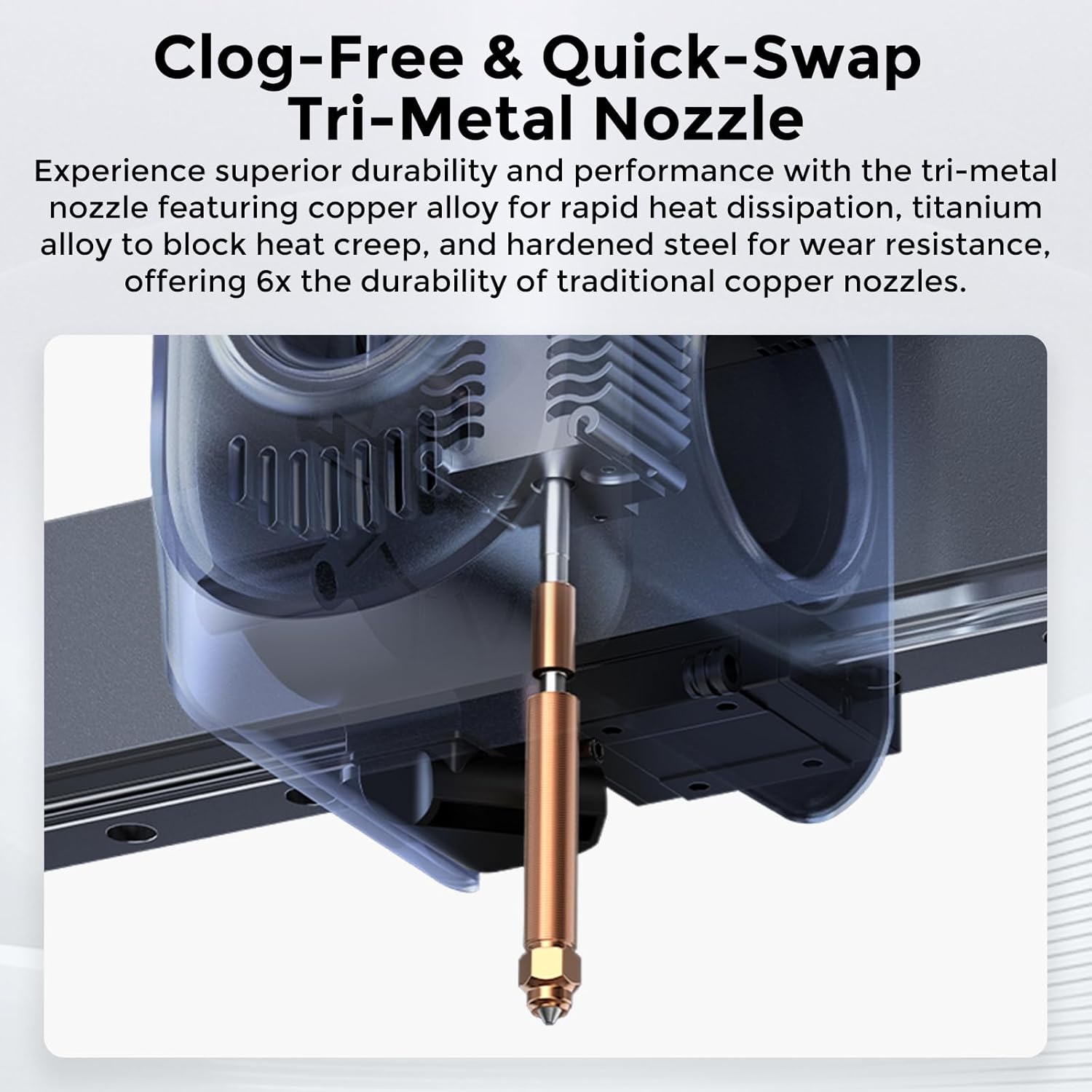 Creality HI 3D Printer, 500mm/s Hyper-Speed, Auto RFID Filament Detection, All-Metal Frame, – Image 3 | DroneNerds