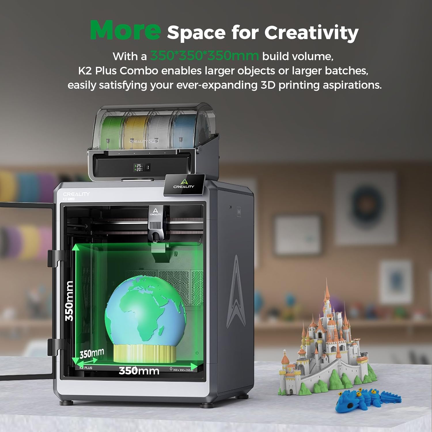 Creality K2 Plus Combo 3D Printer, Multicolor 3D Printer Machine with CFS – Image 5 | DroneNerds