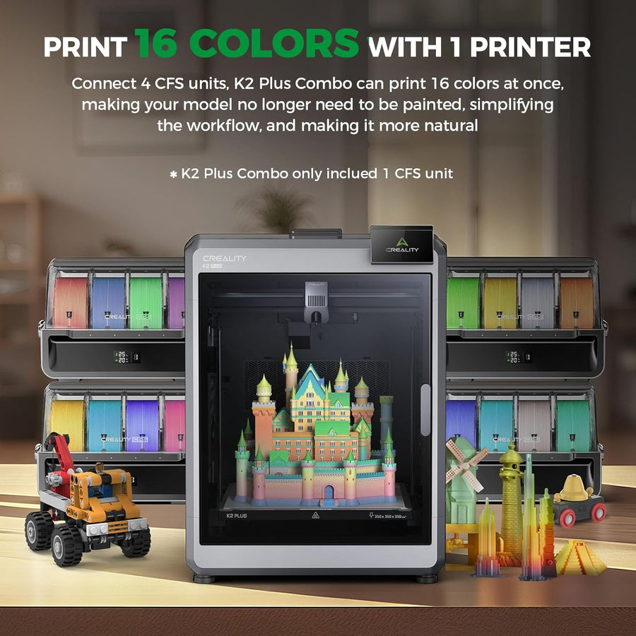 Creality K2 Plus Combo 3D Printer, Multicolor 3D Printer Machine with CFS – Image 2 | DroneNerds
