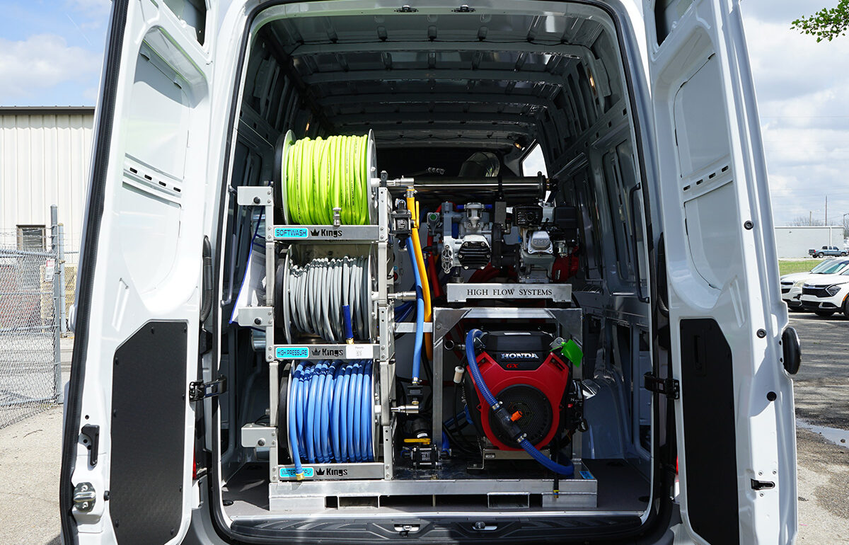 Apex Pro Solution Suite Cleaning Van Skid - ABZ C10 Drone with Van Skid