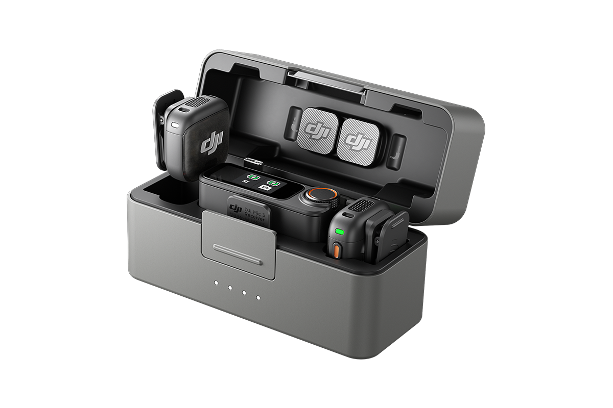 Buy DJI Mic 3 (2 TX + 1 RX + Charging Case) at Drone Nerds