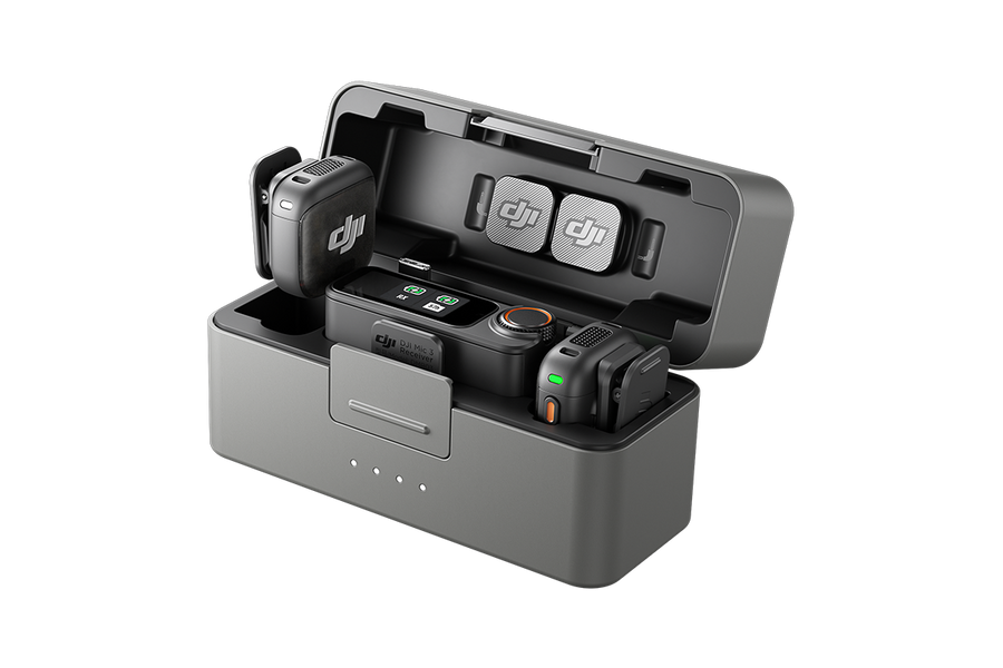 DJI Mic 3 (2 Transmitters + 1 Receiver + Charging Case)