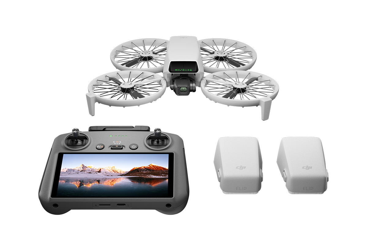 DJI Flip Fly More Combo DJI RC 2 Remote Vlog Camera Drone Under 249g