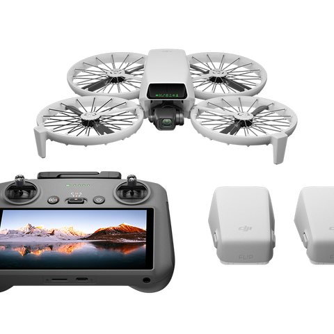 DJI Flip Fly More Combo DJI RC 2 Remote Vlog Camera Drone Under 249g