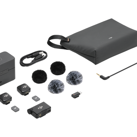 DJI Mic Mini (2 Transmitters + 1  Receiver + Charging Case)