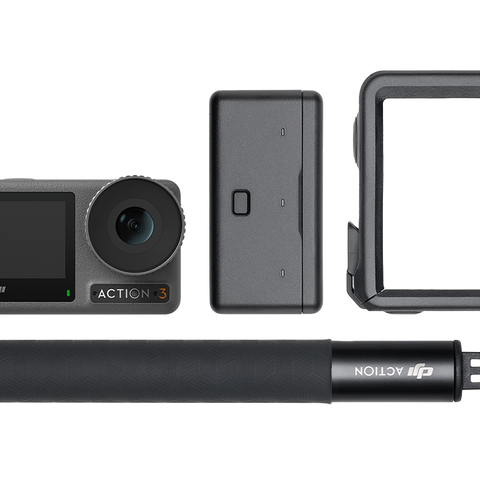DJI Osmo Action 3 Adventure Combo Action Camera 4K Waterproof for vlogs Youtube