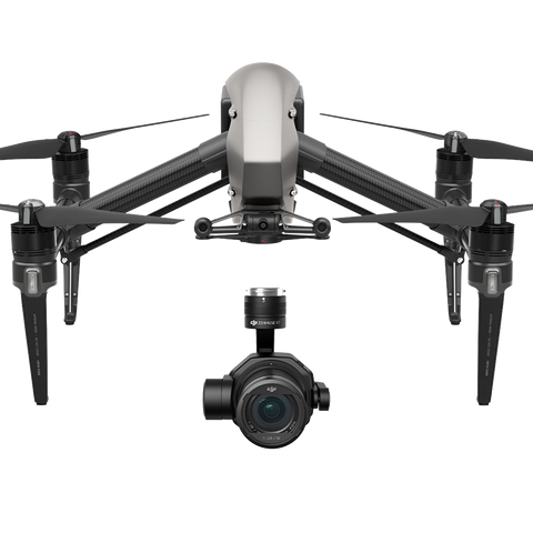 DJI Inspire 2 Advanced Combo with Zenmuse X7, Apple ProRes, CinemaDNG Licenses (NO BATTERIES)