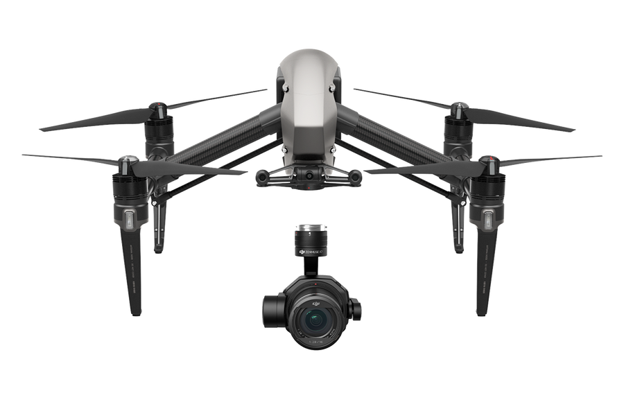 DJI Inspire 2 Advanced Combo with Zenmuse X7, Apple ProRes, CinemaDNG Licenses (NO BATTERIES) – Image 1 | DroneNerds