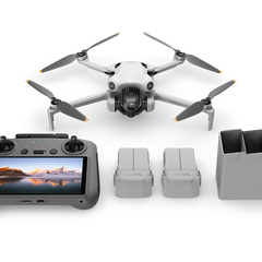 DJI Mini 4 Pro Fly More Combo Plus (DJI RC 2) Includes 3 Plus Batteries and Shoulder Bag