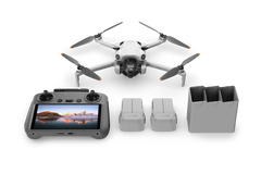 DJI Mini 4 Pro Fly More Combo Plus (DJI RC 2) Includes 3 Plus Batteries and Shoulder Bag