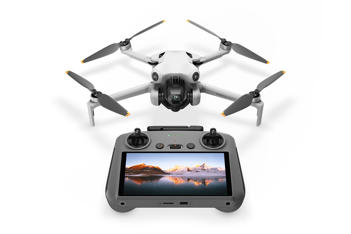 DJI Mini 4 Pro (DJI RC 2) All-In-One Omni Obstacle Sensing Mini Camera Drone