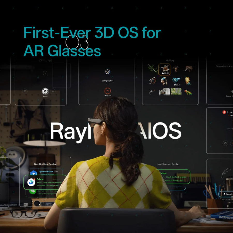 RayNeo X3 Pro AI+AR Glasses | Gemini AI, Full-Color MicroLED, Live Translation