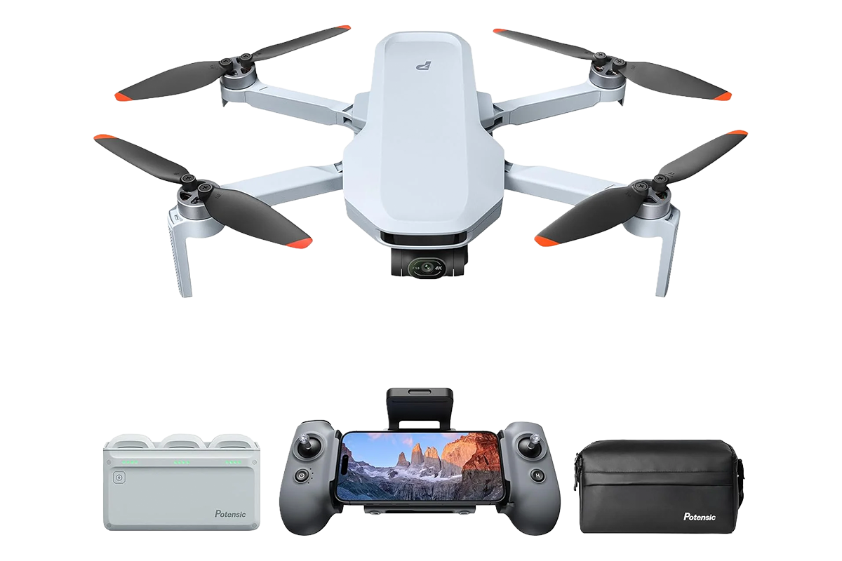 Potensic ATOM 2 Drone with 8K Camera, AI Track, 10km Video Transmission - FLY MORE COMBO