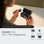 DJI Mic Mini (2 Transmitters + 1  Receiver + Charging Case) – Image 2 | DroneNerds
