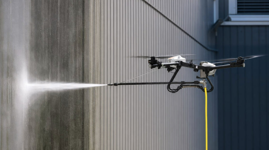 ABZ Innovation C30 Industrial Cleaning Drone | 500 bar, 30 L/min, 120 m Reach