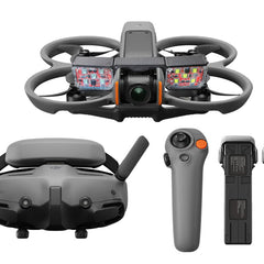 DJI Avata 2 Tactical Bundle - Fly More Kit with 3 Batteries and Lighting Kit