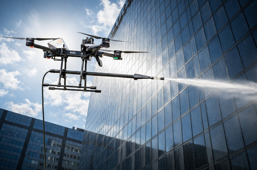 Apex Pro Solution Suite Cleaning Van Skid with ABZ C10 Drone Ready to Fly