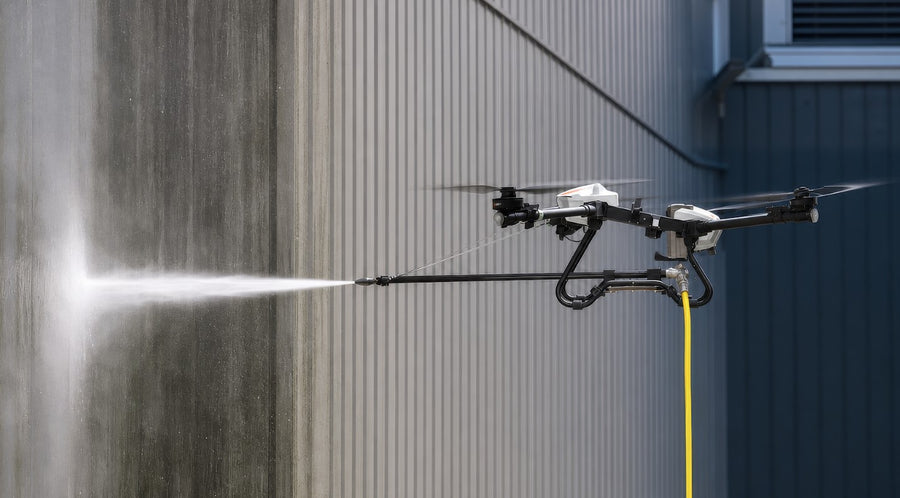 ABZ Innovation C30 Industrial Cleaning Drone | 500 bar, 30 L/min, 120 m Reach