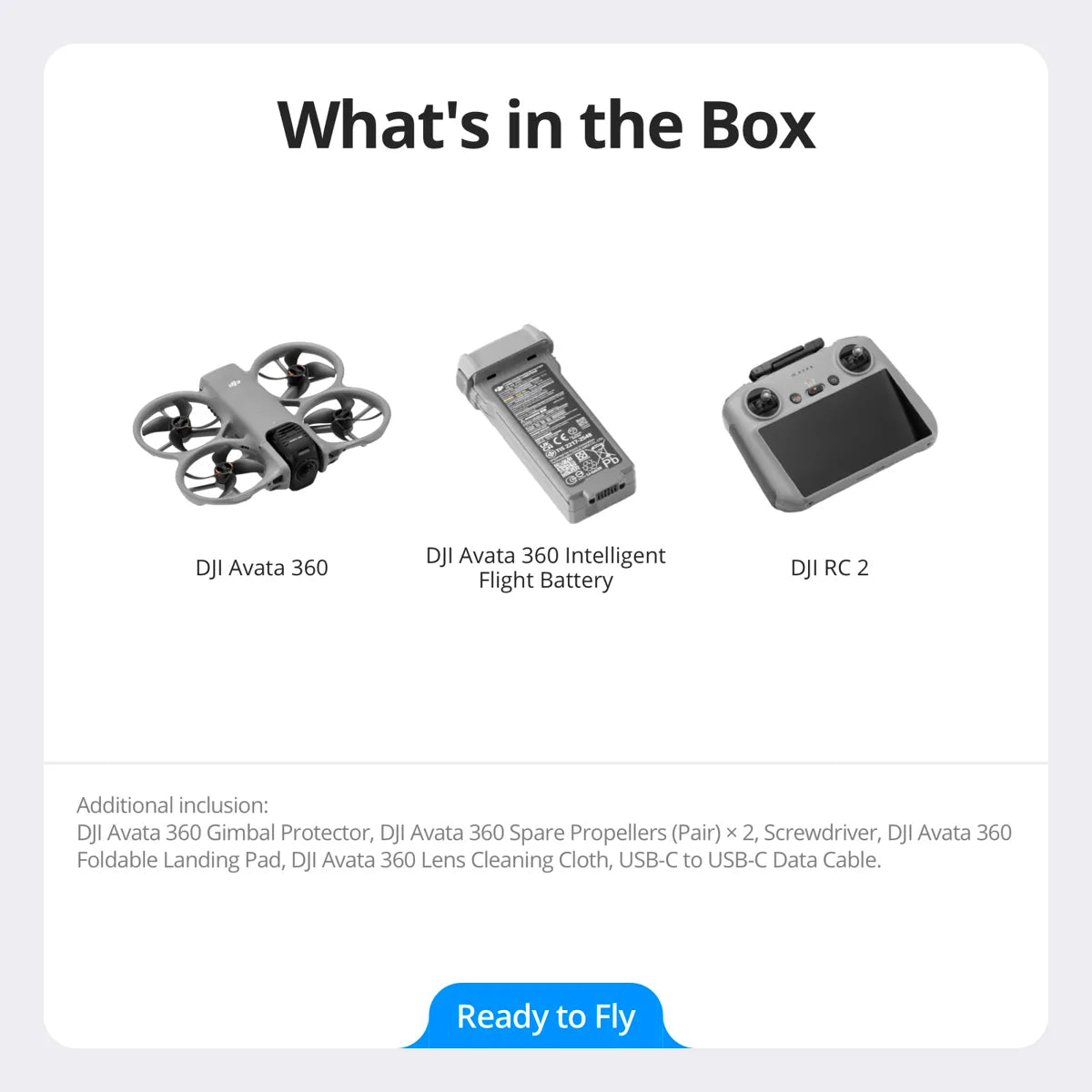 DJI Avata 360 8K Drone with RC 2 Remote Controller