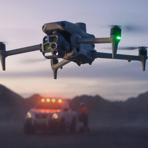 DJI Matrice 4T Enterprise Thermal Drone - 640×512 Thermal, 48 MP Zoom, Laser Rangefinder