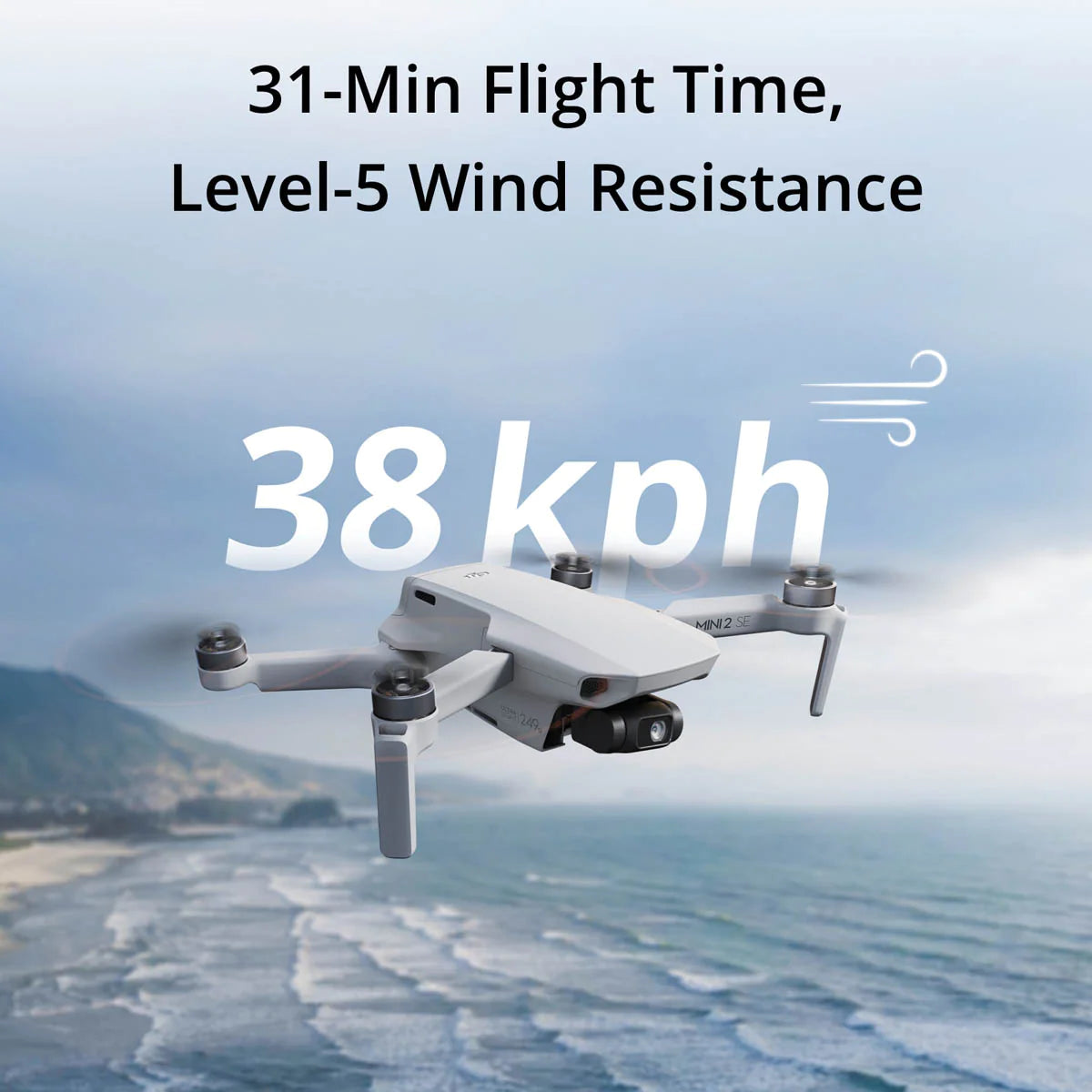 DJI Mini 2 SE Camera Drone 2.7K Video 31min Flight (Open Box)
