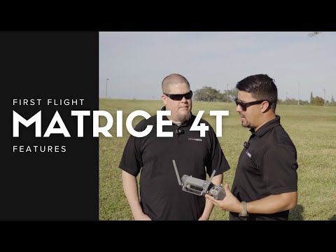 DJI Matrice 4T Enterprise Thermal Drone - 640×512 Thermal, 48 MP Zoom, Laser Rangefinder