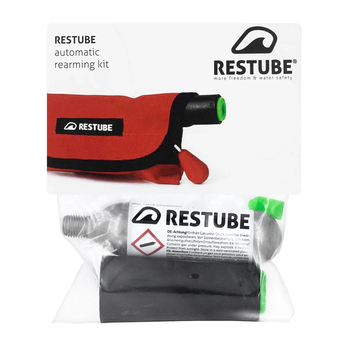 Restube Rearm Kit (6) (Contains CO2 cartridge)