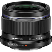 Olympus M.Zuiko Premium 25mm f1.8 Lens Black – Image 2 | DroneNerds