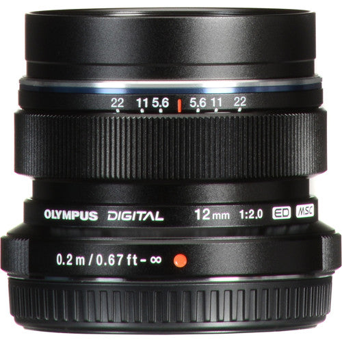 Olympus M.Zuiko Premium 12mm f2.0 Lens Black – Image 3 | DroneNerds
