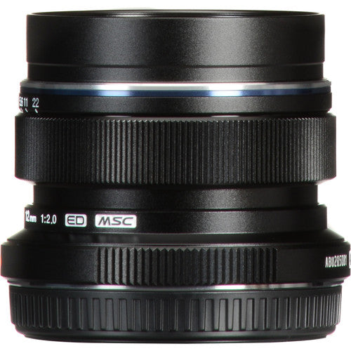 Olympus M.Zuiko Premium 12mm f2.0 Lens Black – Image 2 | DroneNerds