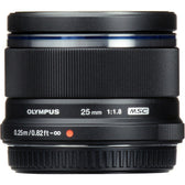 Olympus M.Zuiko Premium 25mm f1.8 Lens Black – Image 3 | DroneNerds