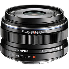 Olympus M.Zuiko Premium 17mm f1.8 Lens Black