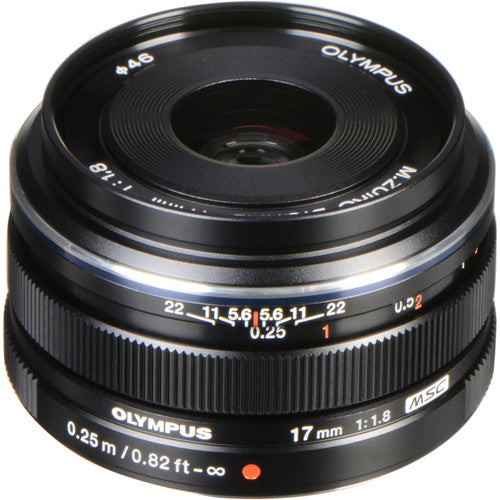 Olympus M.Zuiko Premium 17mm f1.8 Lens Black – Image 2 | DroneNerds